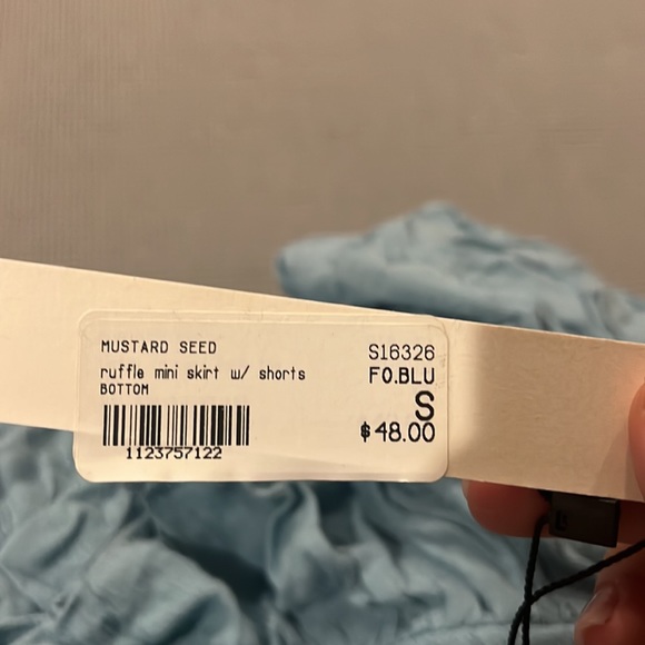 NWT Ruffle Mini Skort - Picture 3 of 3